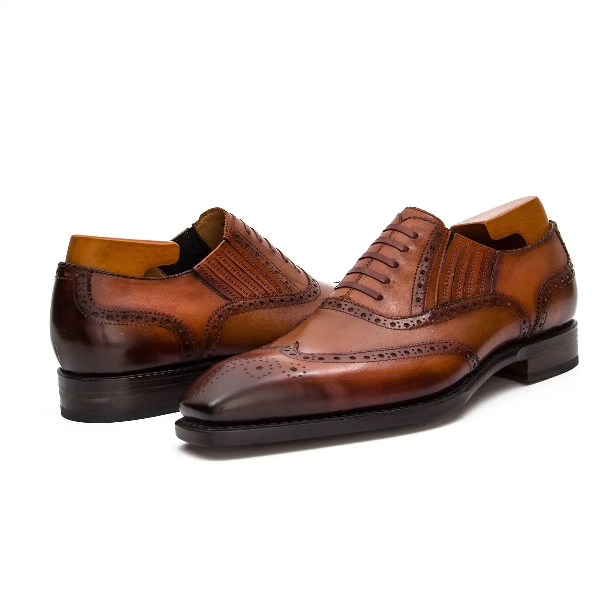 Goodyear Welted Brogue Oxford Shoes