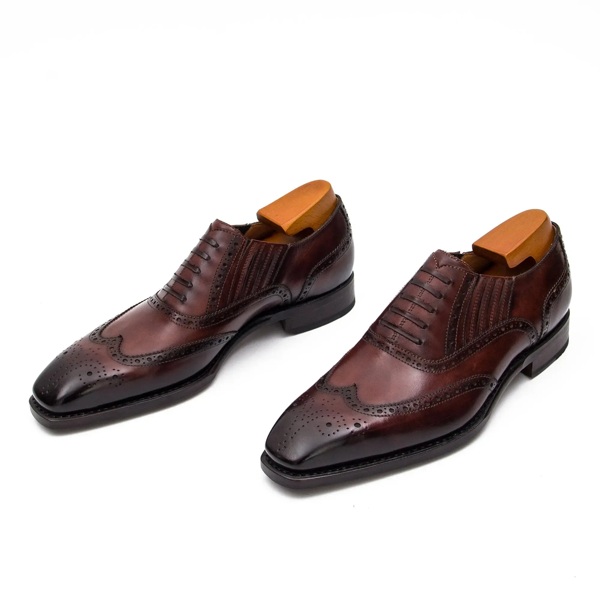 Goodyear Welted Brogue Oxford Shoes