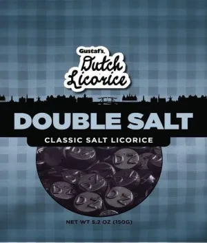 Gustaf's Double Salt Black Licorice