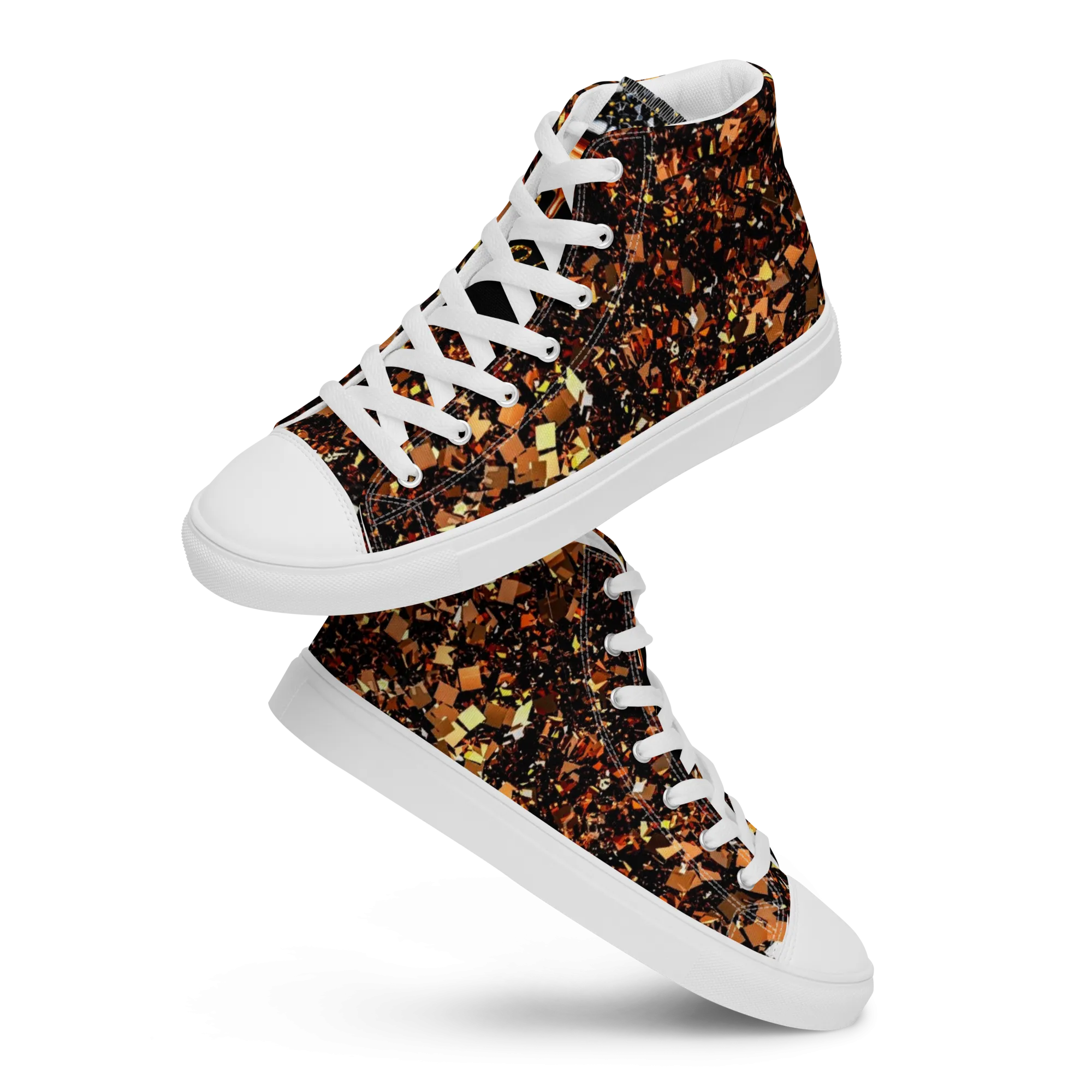 high top canvas shoes