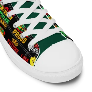 high top canvas shoes