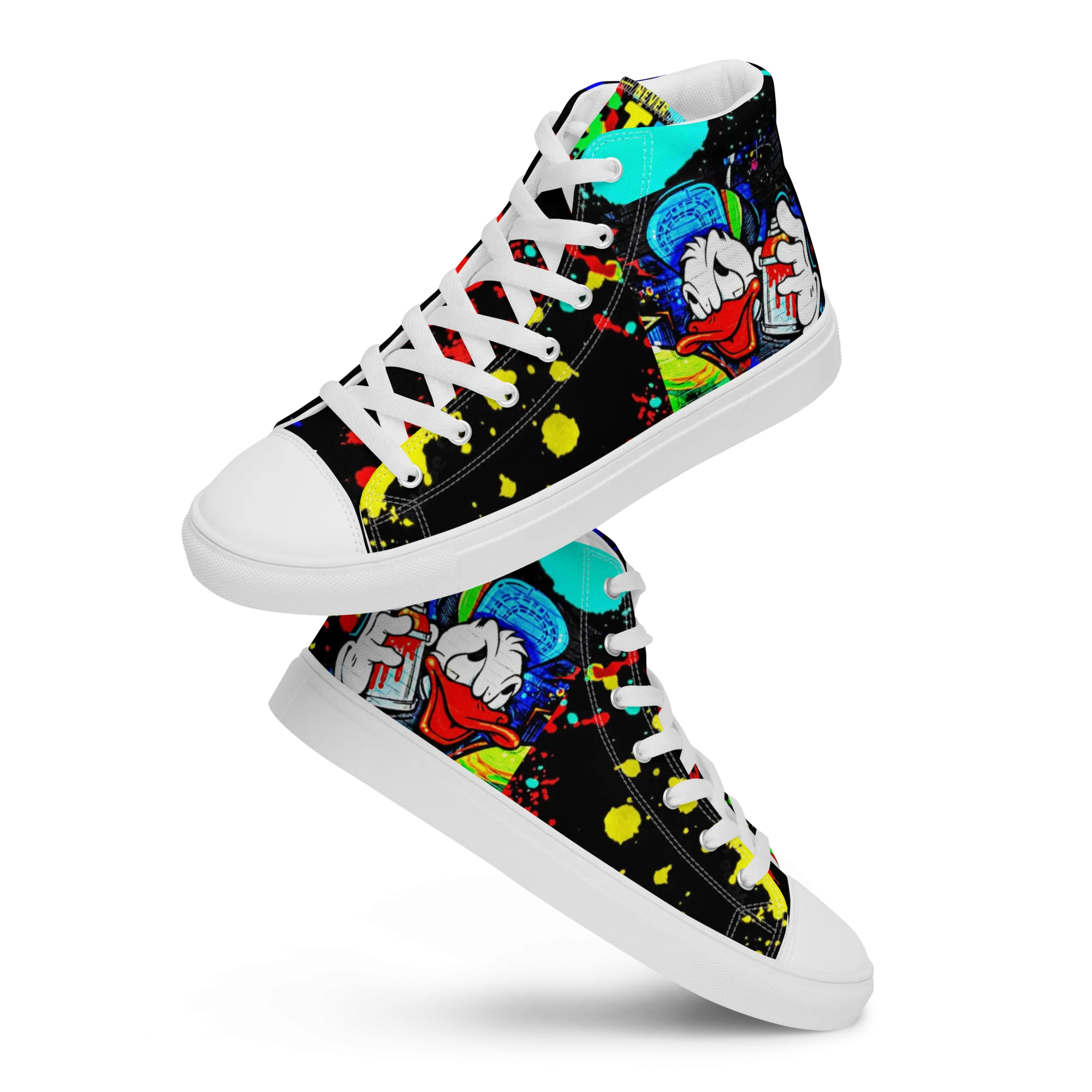 high top canvas shoes