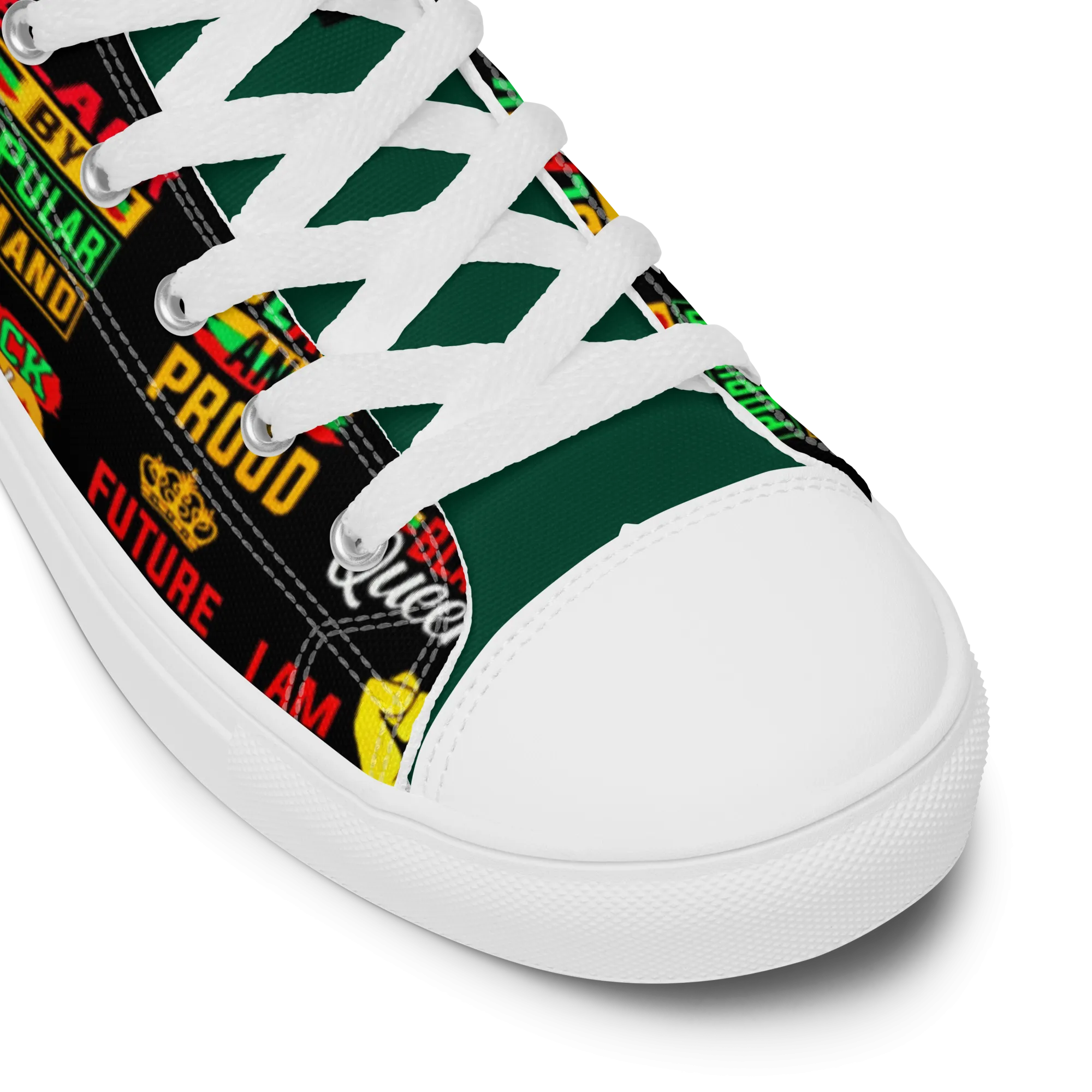 high top canvas shoes