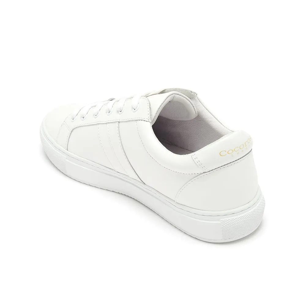 Hoxton - Stripes White & White Trainers