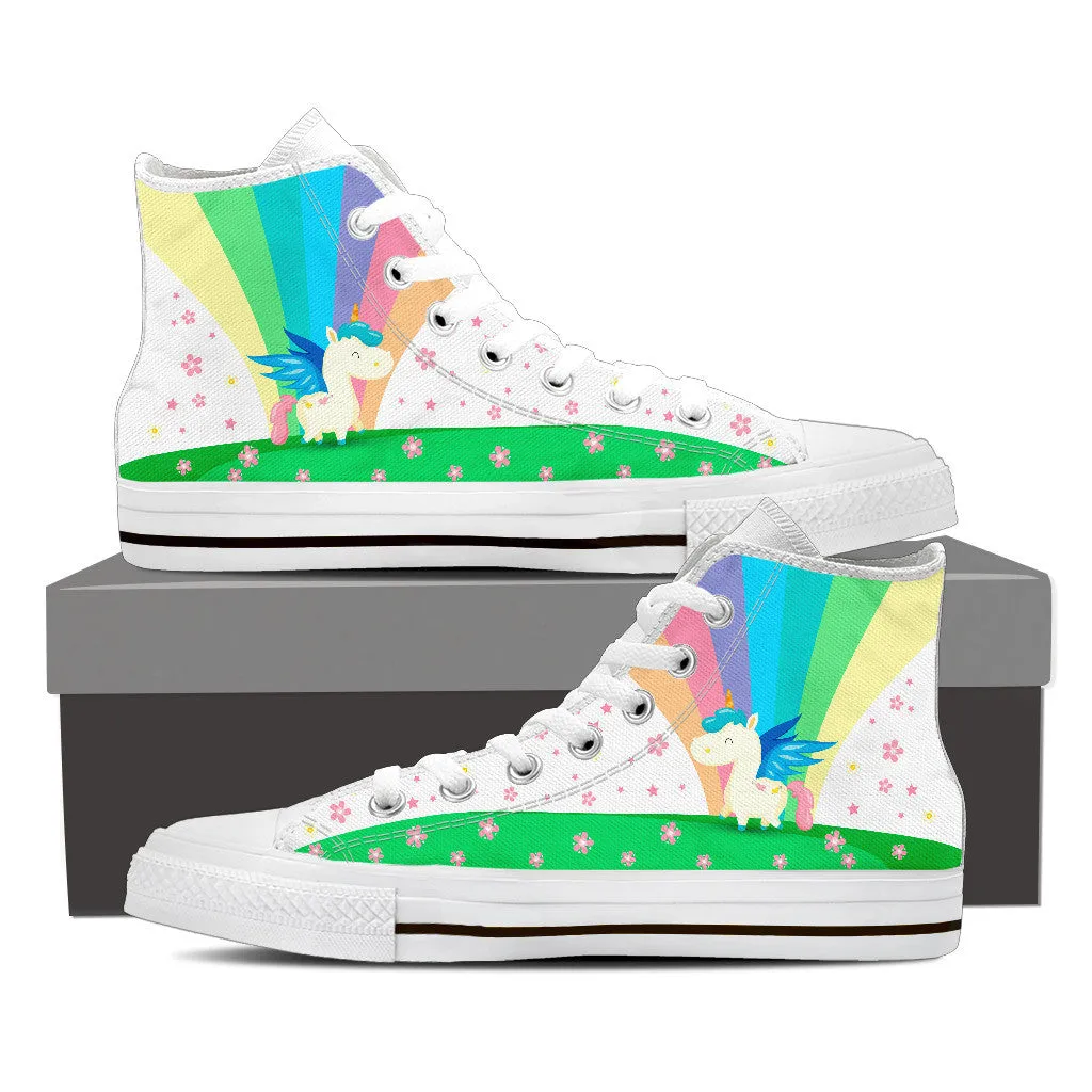 LITTLE UNICORN HIGH-TOP SHOES WOMEN - FREE SHIPPING WORLDWIDE