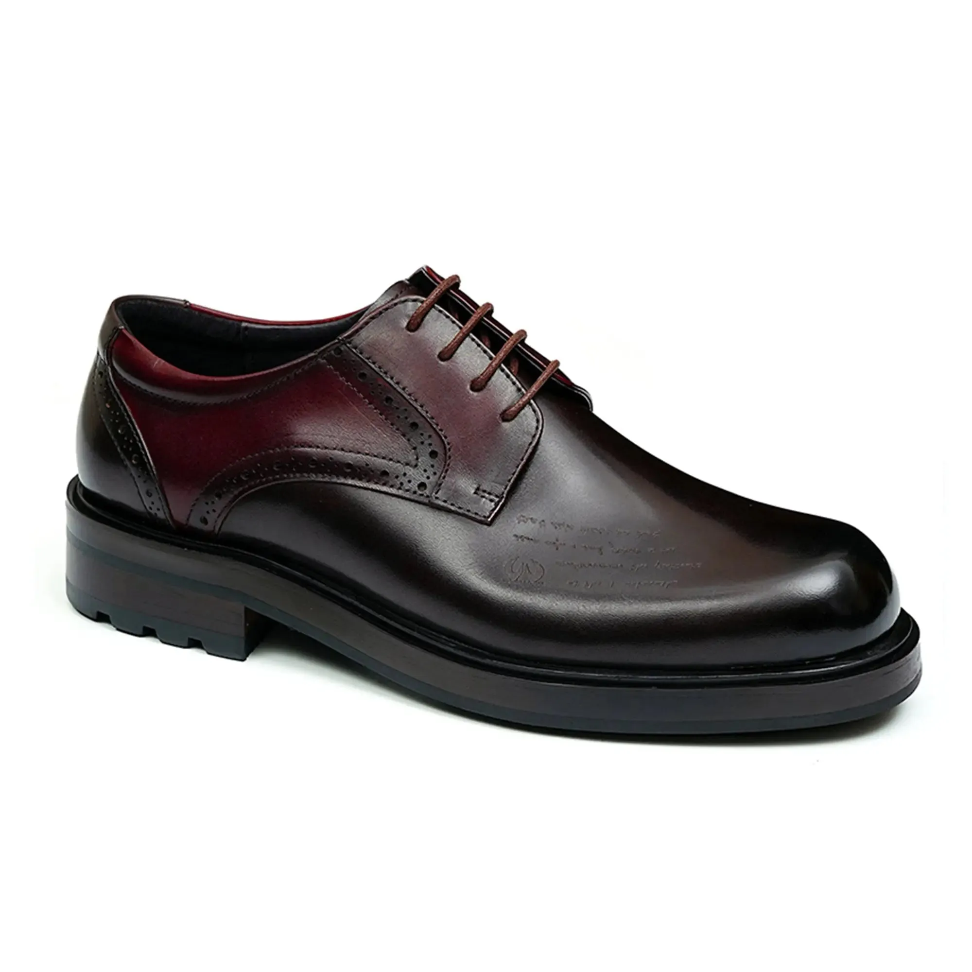 Mens Calfskin Derby Shoes D89625