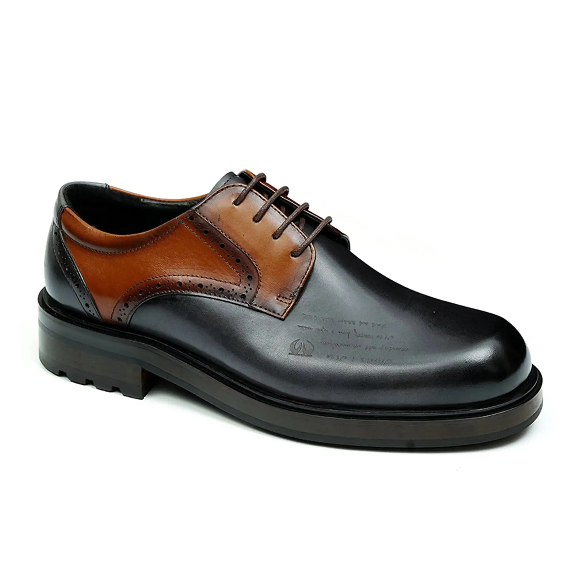 Mens Calfskin Derby Shoes D89625