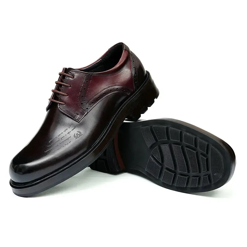 Mens Calfskin Derby Shoes D89625