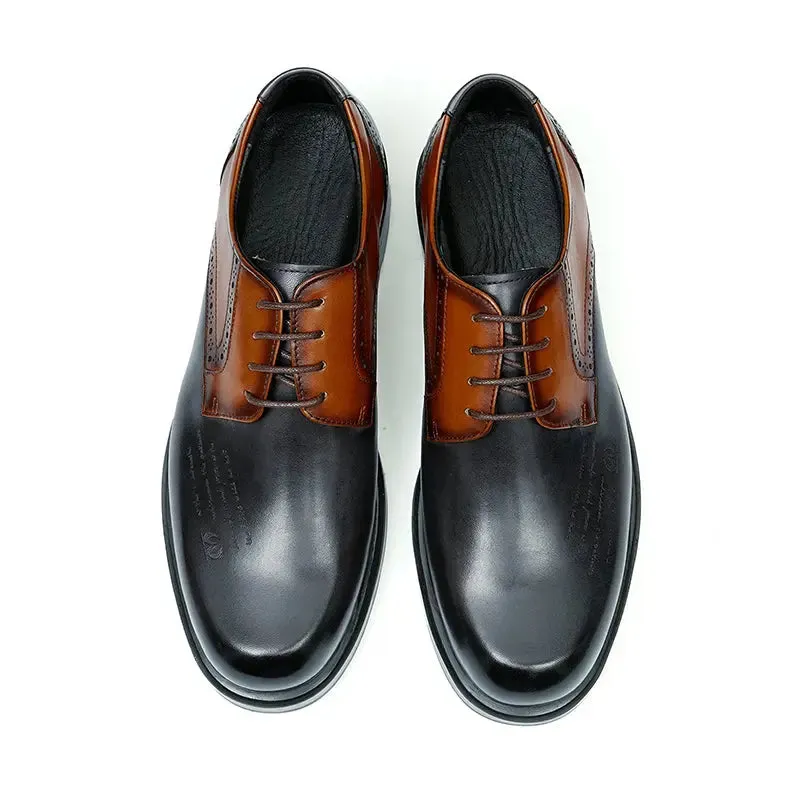 Mens Calfskin Derby Shoes D89625