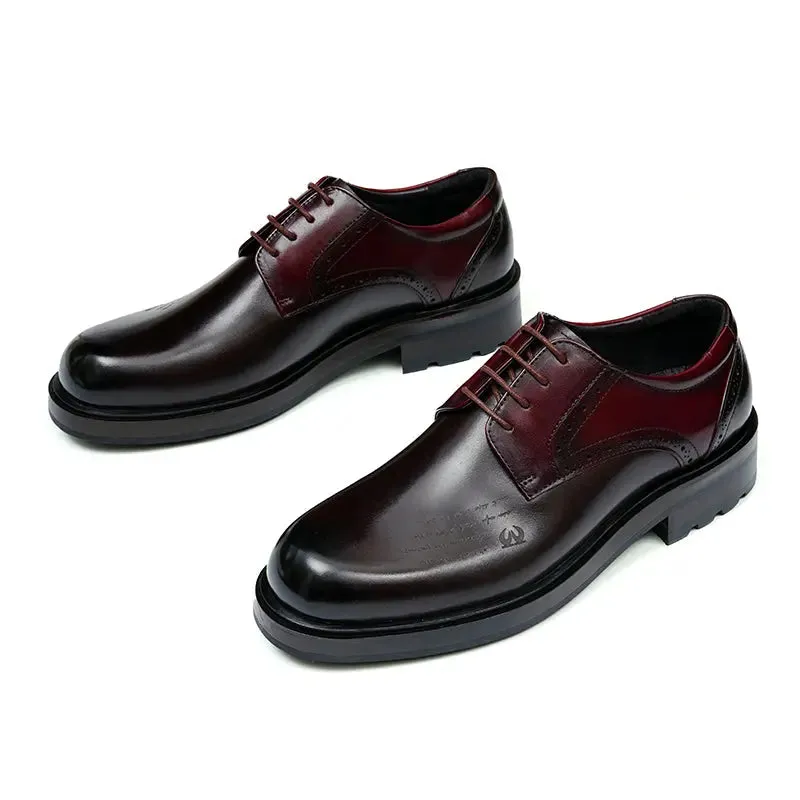 Mens Calfskin Derby Shoes D89625