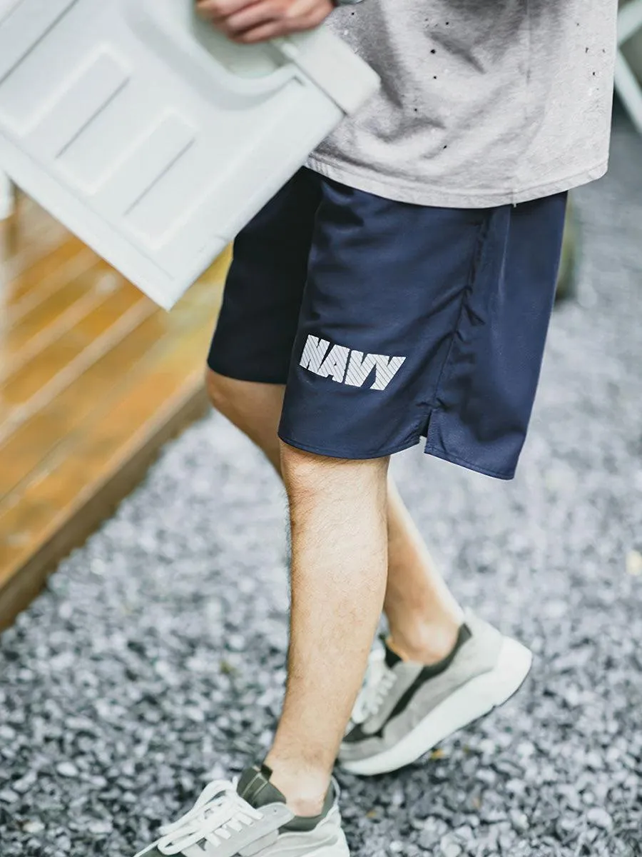 Navy Training Shorts