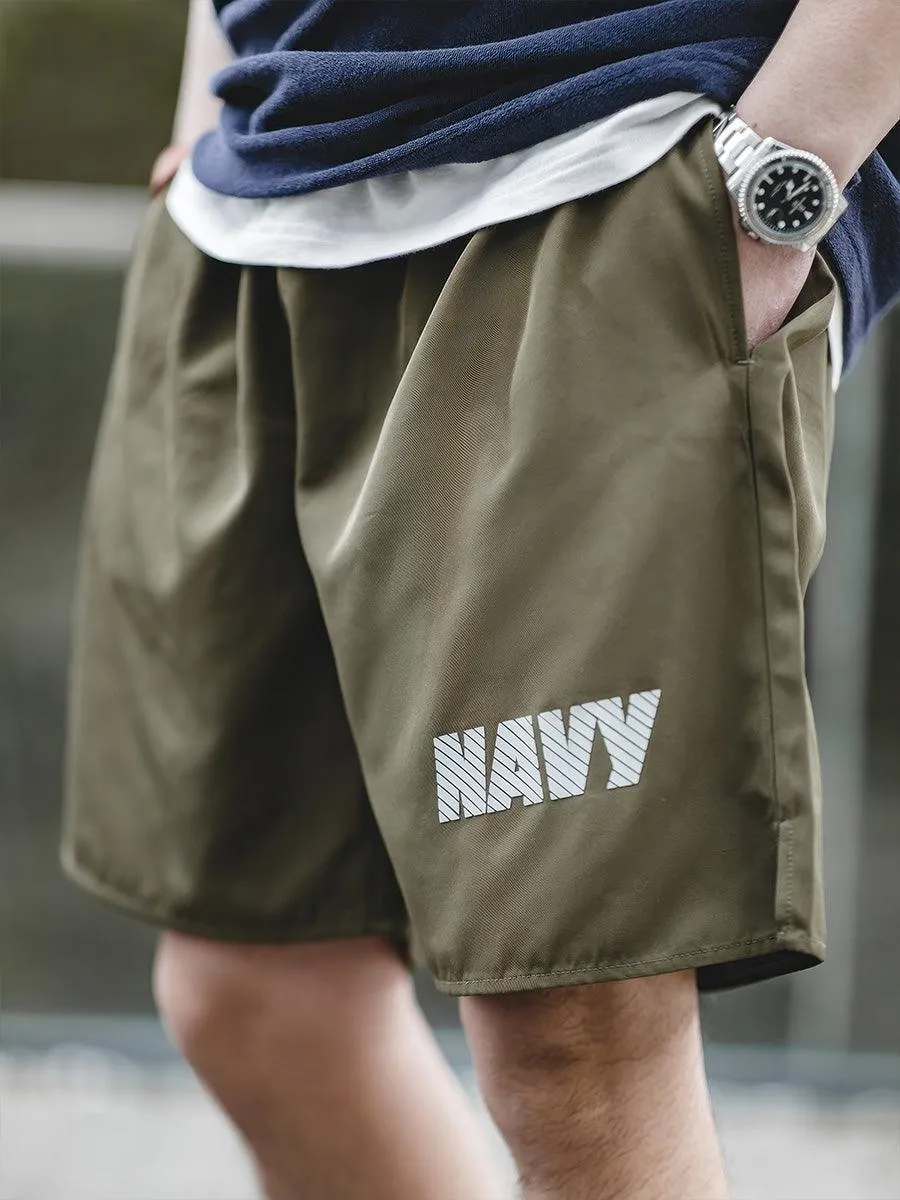 Navy Training Shorts