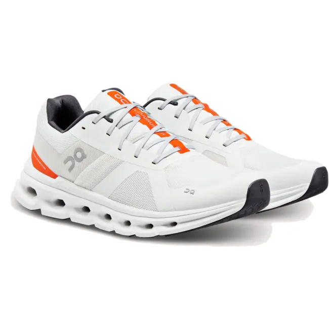 On Running Men's Cloudrunner Undyed White / Flame