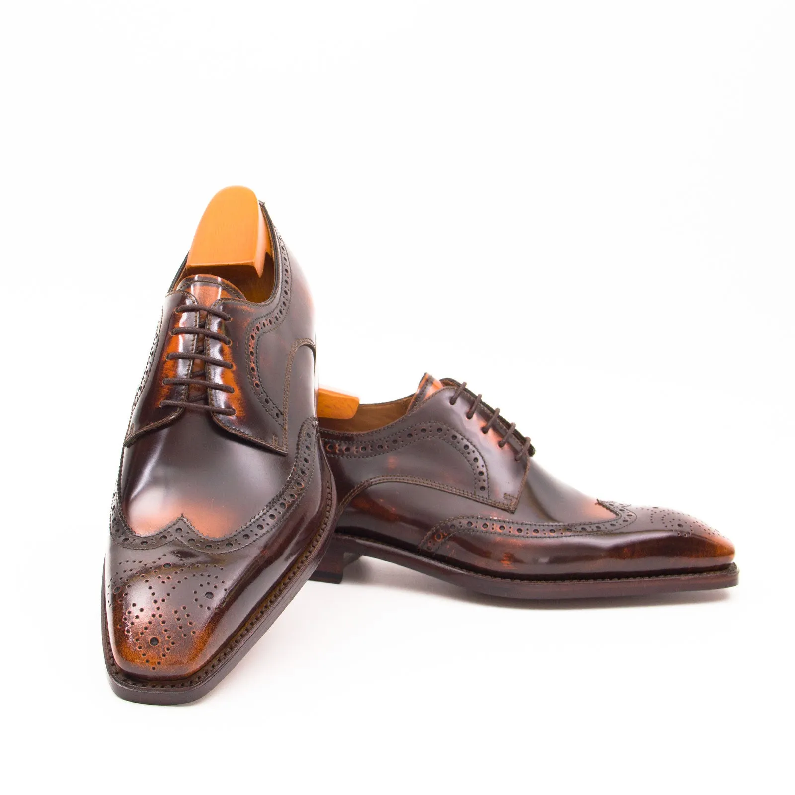 Patent leather goodyear welt dress shoes