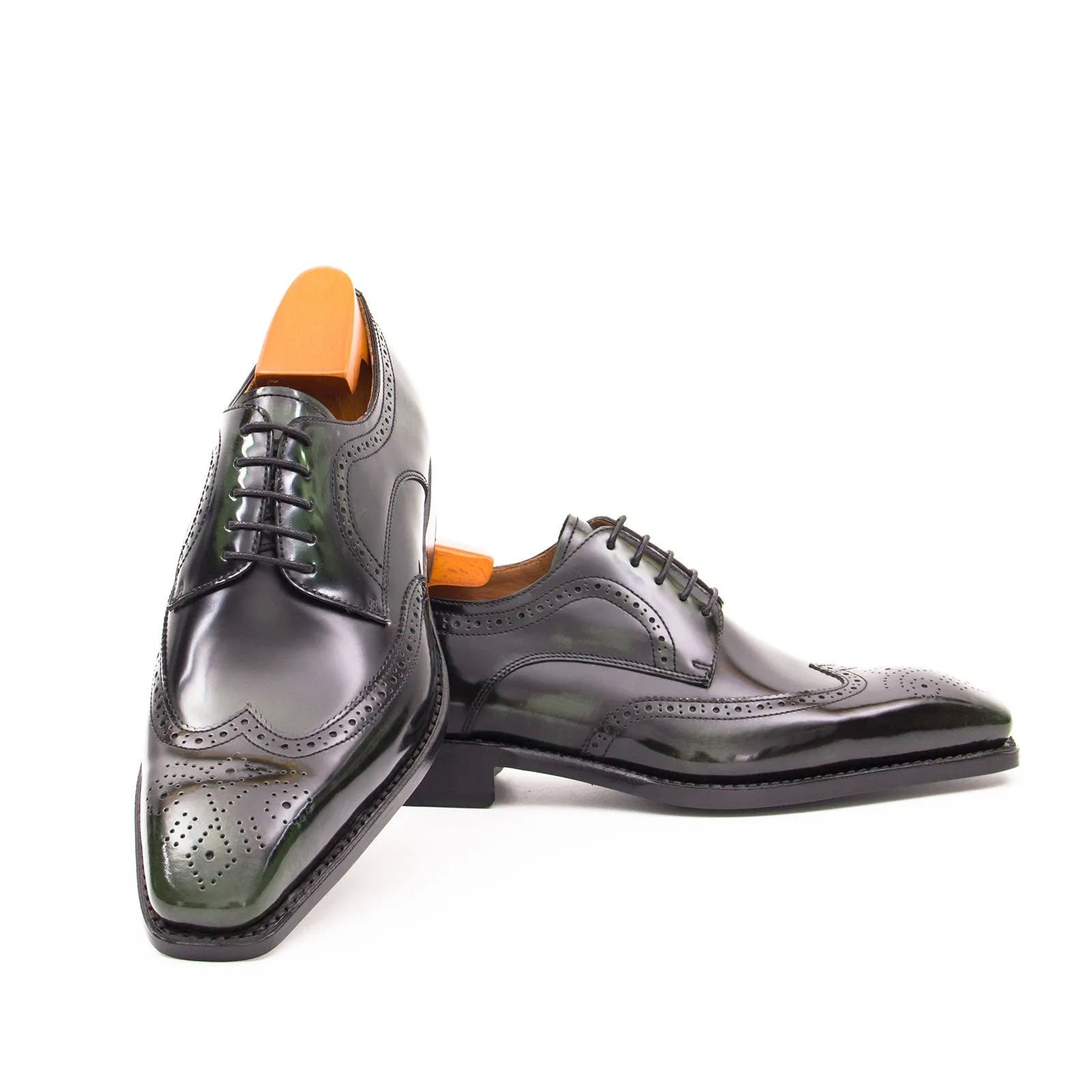 Patent leather goodyear welt dress shoes