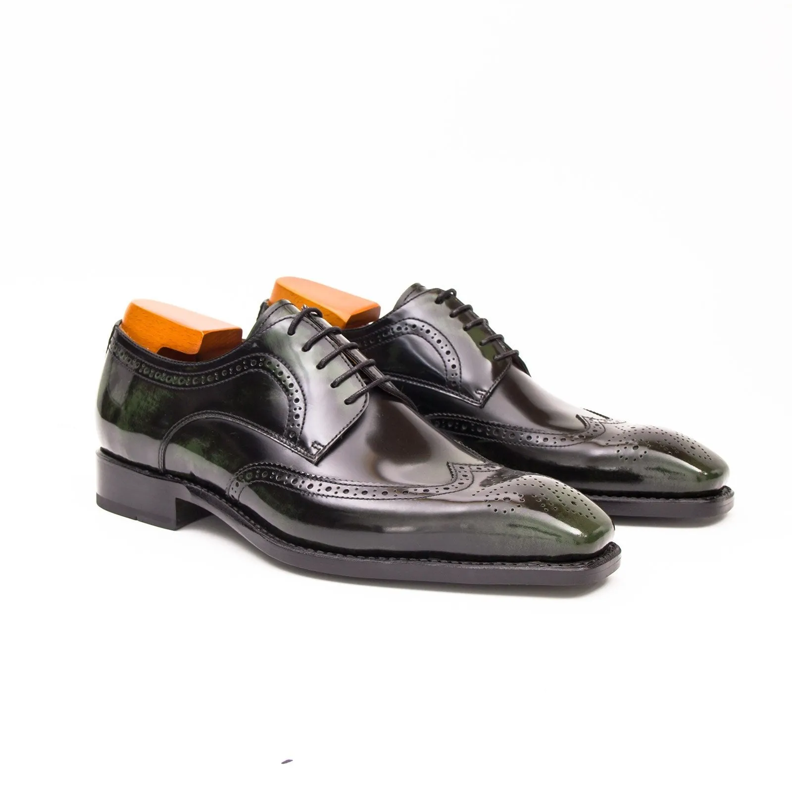 Patent leather goodyear welt dress shoes