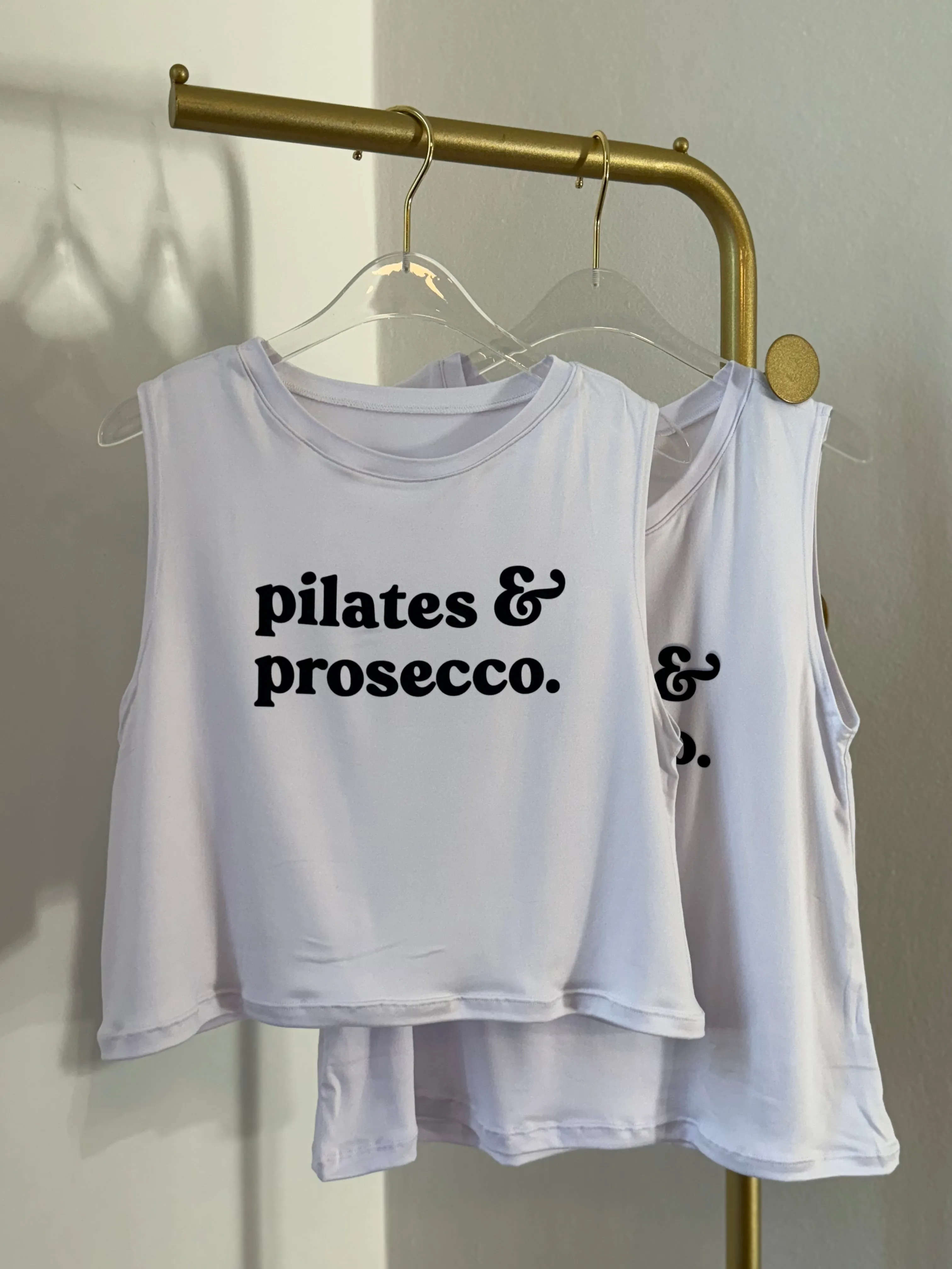 Pilates & Prosecco Crop Top