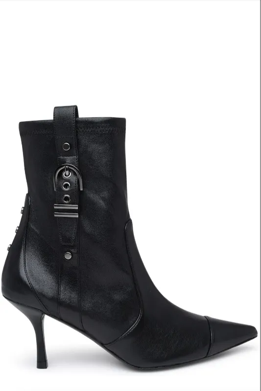 Pointed Toe PU Booties