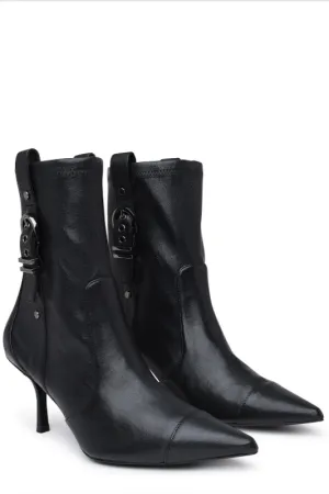 Pointed Toe PU Booties