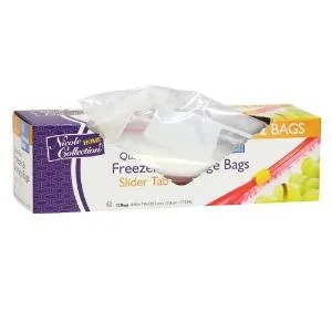 Quart - Slide Tab - Freezer/Storage Bags - 12 Count (Case Qty: 576)