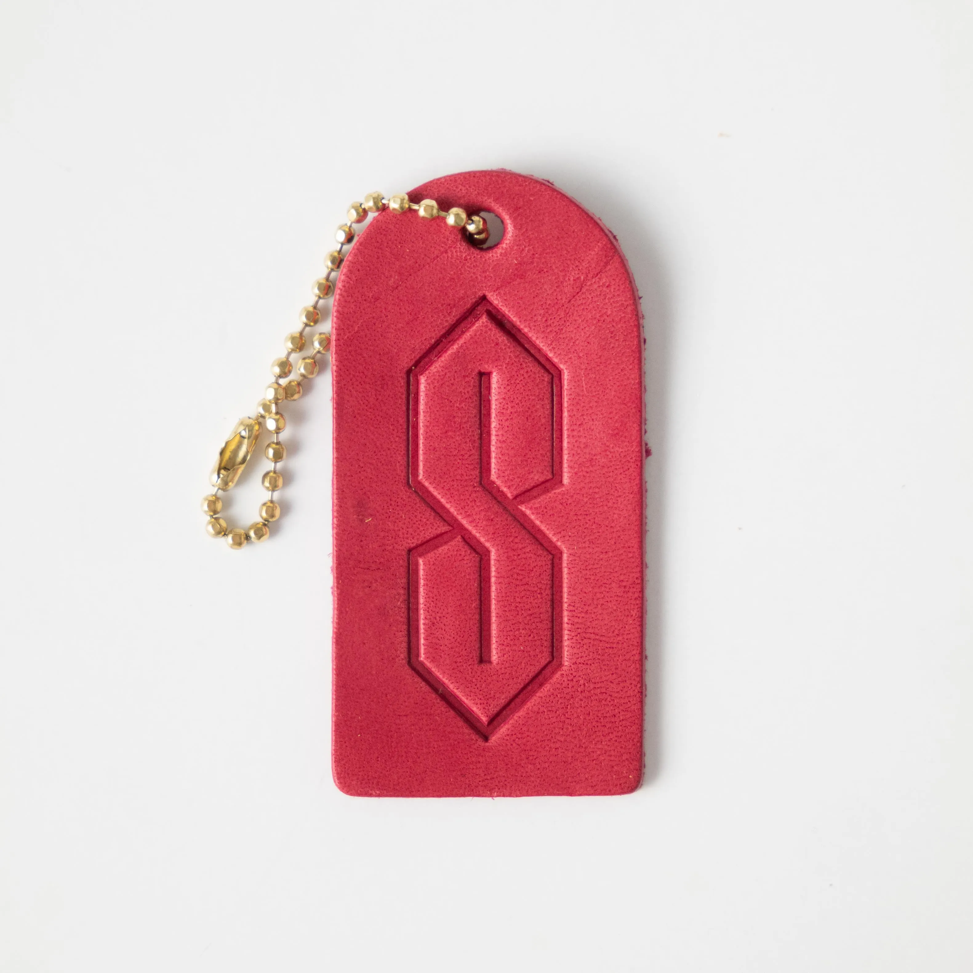 "Cool S" Mini Leather Tag