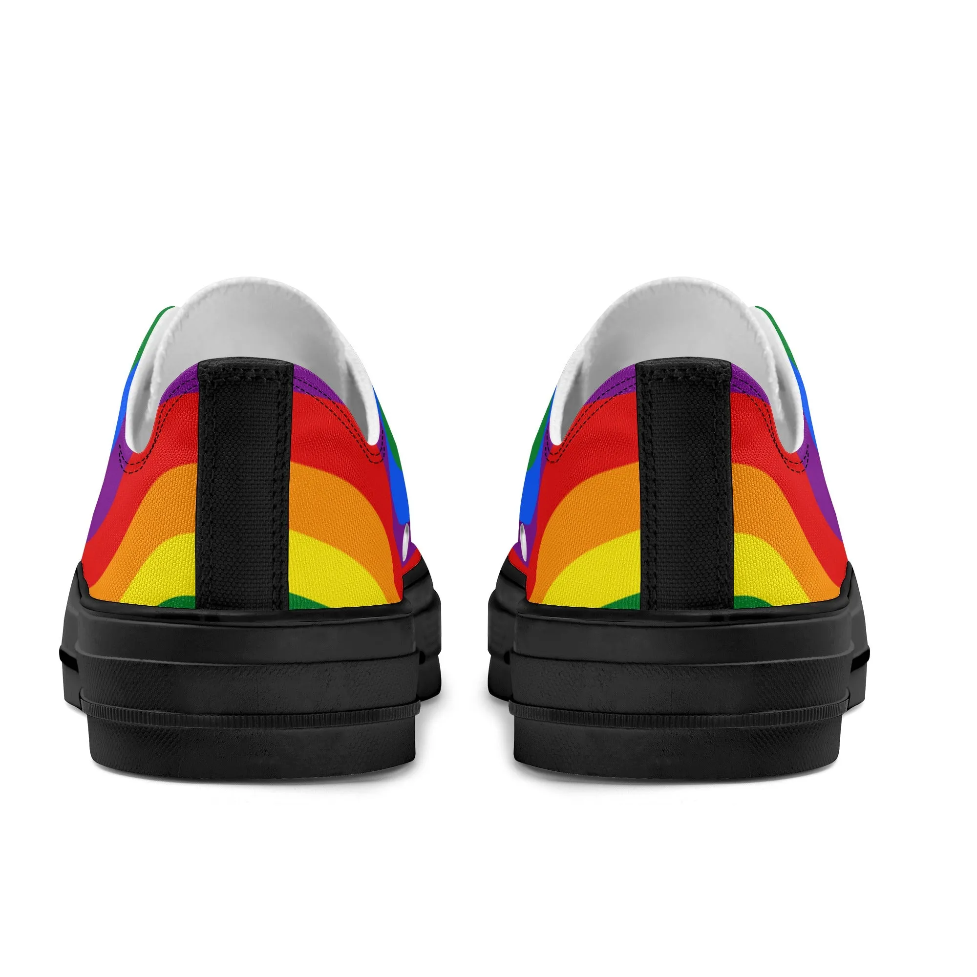 Rainbow Pride Collection - Womens Classic Low Top Canvas Shoes for the LGBTQIA  community