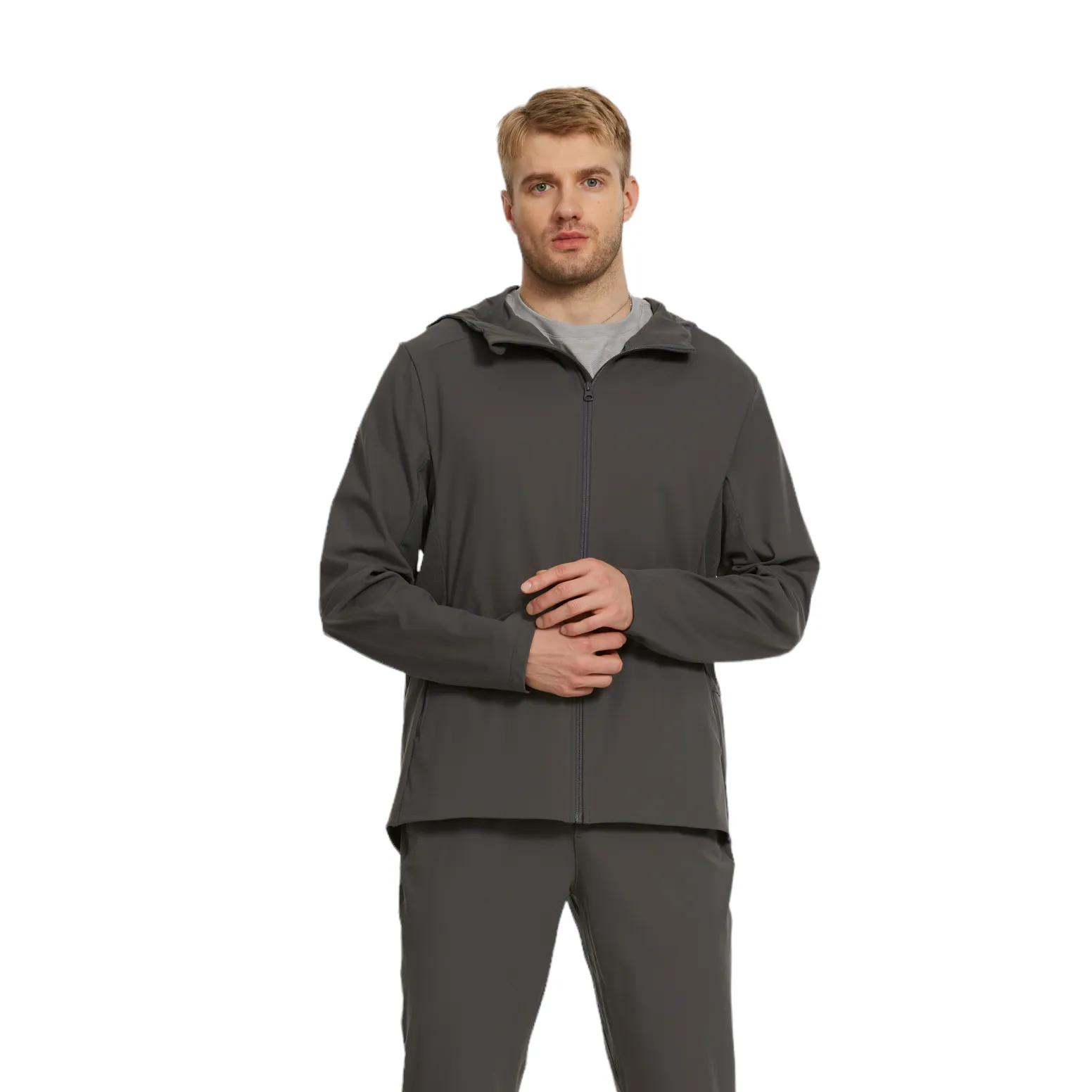 Rockefeller running jacket  - Grey