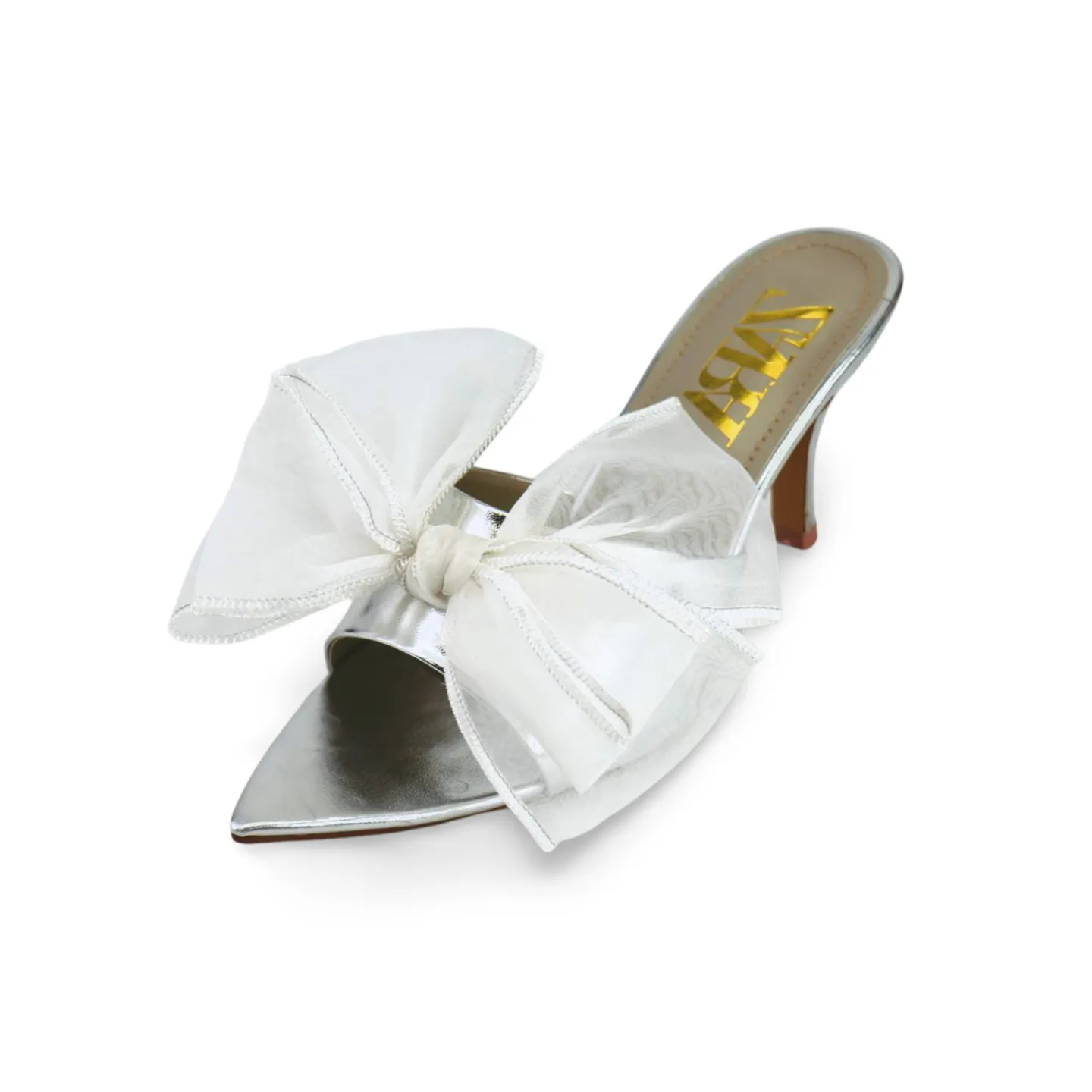 Stylish Mules with Satin Ribbon Bow for Women - Elegant and Comfortable Shoes for Any Occasion