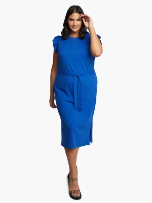 Toni Ruffle Column Dress