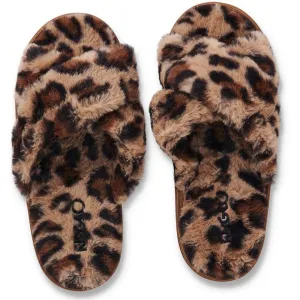 Women's Cheetah Slippers