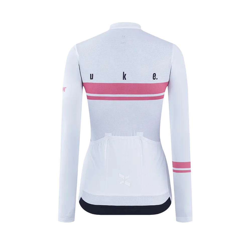 Women's Training LS Jersey A001-White